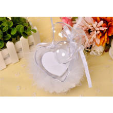 Fashion beidal party heart-shaped beading decoration ring bearer pillow